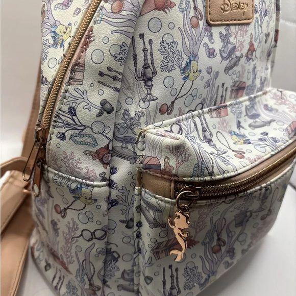 Disney White and Gold Women\'s Backpack main image 4